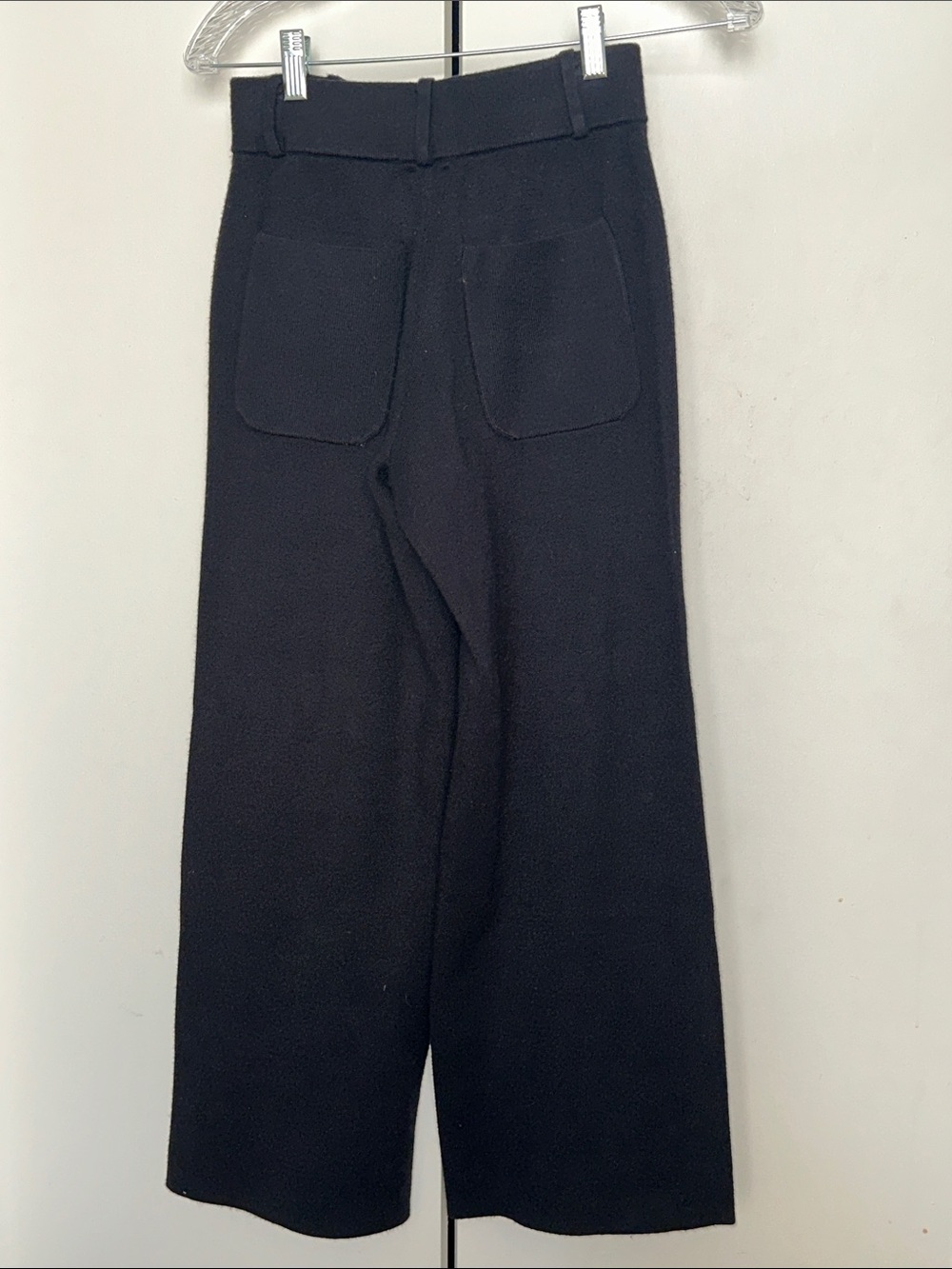 Colette sweater knit crop wide leg trousers by Maeve